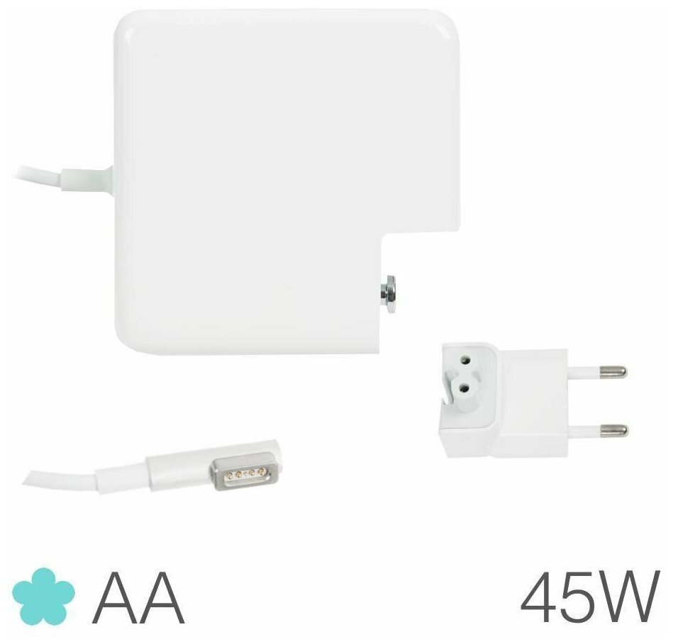 Блок питания (зарядное устройство) Apple MagSafe 45W L-образный разъем для MacBook Air 11"/13", 2010 - 2011 / AA