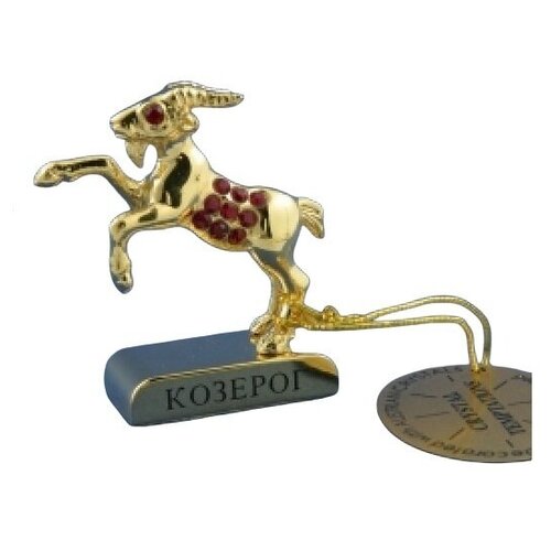 Сувенир с кристаллами Swarovski 3763/G- 1 Фигурка знак зодиака Козерог 4,5см