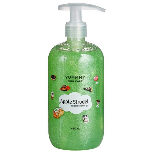 YUMMMY Гель для душа с блестками Яблочный штрудель 450 мл 389₽