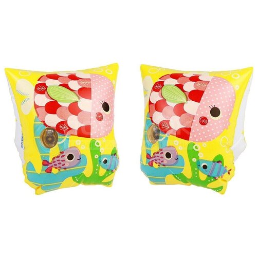 Нарукавники надувные INTEX Tropical Buddies Arm Bands (Тропические рыбки, маленькие), 3-6лет, 23 см