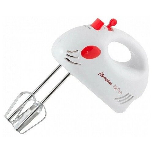 Миксер матрёна MA-012 погружной, 7 скоростей, 150Вт, красный