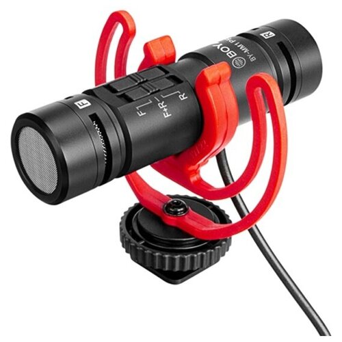 Микрофон BOYA BY-MM1 PRO Двухкапсюльный конденсаторный микрофон для смартфонов планшетов DSLR и видеокамер ПК и др 719900₽
