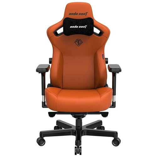 Компьютерное кресло Anda Seat Kaiser 3 XL игровое, обивка: искусственная кожа, оранжевое