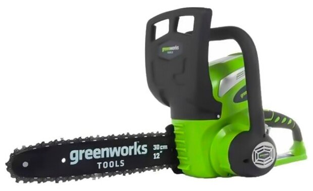 Пила цепная акк. G40CS30IIK2 Greenworks - фотография № 4