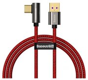 Кабель игровой BASEUS Legend Series Elbow, USB to Type-C, 66W, 1 м, Красный