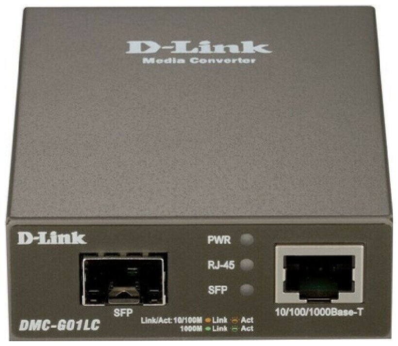 Медиа-конвертер D-link DMC-G01LC Gigabit Ethernet в Gigabit SFP, rev /A2A, /C1A