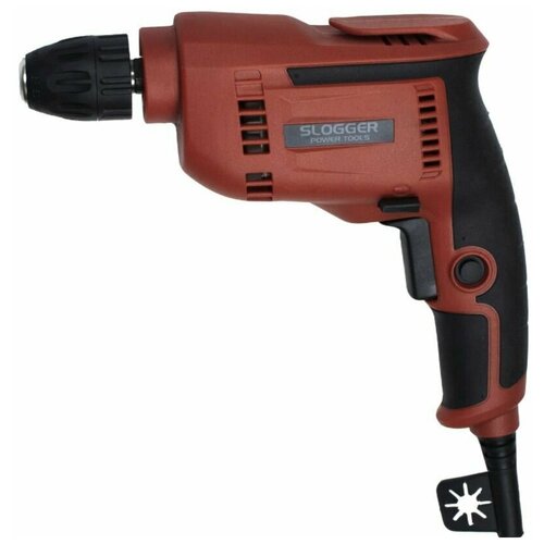 Сетевые дрели и шуруповерты SLOGGER ED550 Дрель оранжево-красная 269000₽
