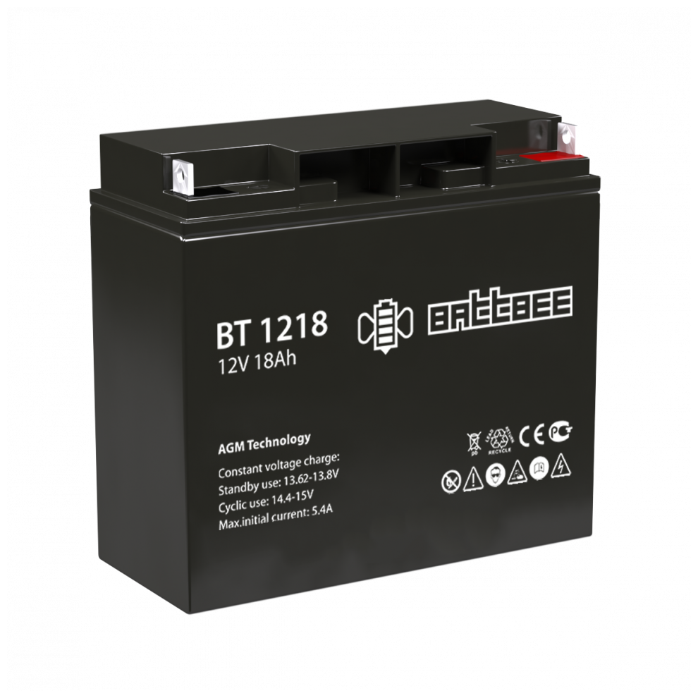 Аккумулятор для ИБП/Рыбалки - BATBEE BP 1218 (12 в-18ач)