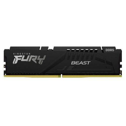 Оперативная память Kingston FURY Beast 16 ГБ DDR5 4800 МГц DIMM CL38 KF548C38BB-16 оперативная память kingston ddr5 16gb 4800mhz pc 34800 fury beast black kf548c38bb 16