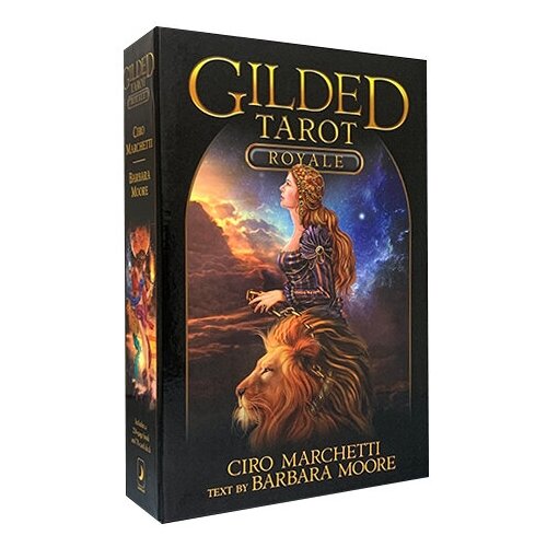Карты таро: Gilded Tarot Royale Book & Deck карты таро gilded tarot royale reprint королевское золотое таро taromania