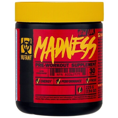 Mutant Madness (225г) Лимонад предтренировочный комплекс mutant madness 225 г лимонад
