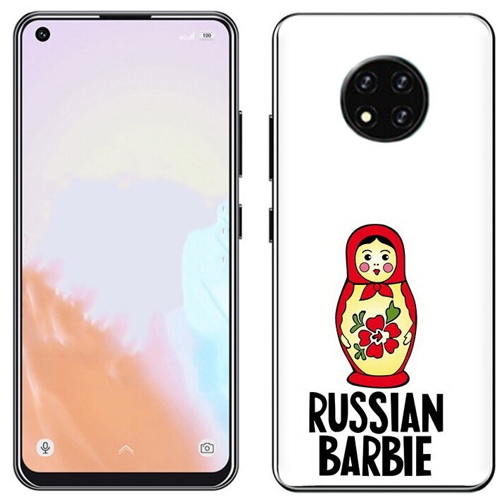 Чехол задняя-панель-накладка-бампер MyPads матрешка для Oukitel C19/Oukitel C19 Pro противоударный