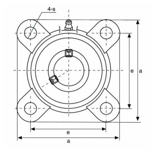 Узел подшипниковый UCF204 EcoLine ISB 700002145 15998986