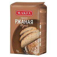 Мука ржаная хлебопекарная Makfa, 1кг