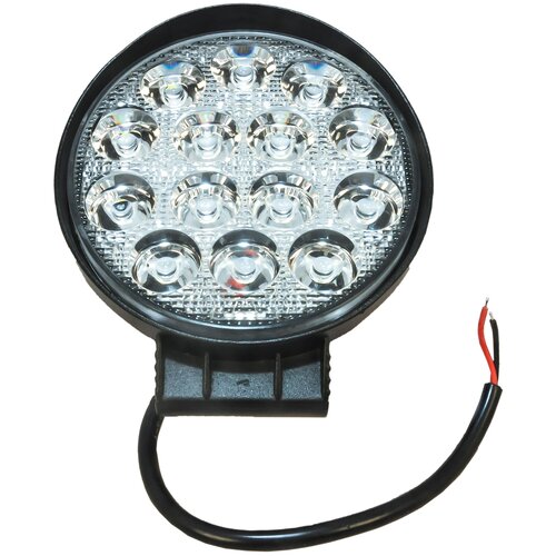 Фара Светодиодная Круглая, Рассеив. Свет, 14 Диодов,42w,(115х42х142)1224v AVTOELECTRICA арт. AE42R14