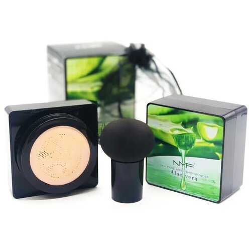 Кушон BB-крем с Алоэ Вера Skin Care Air Cushion Powder от NYF, Тон №1