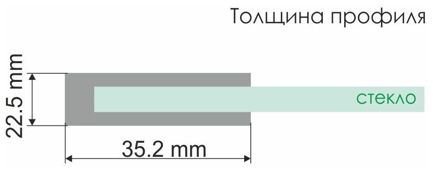 Стеклянная шторка на ванну, хром, прозрачная, WasserKRAFT Main 41S02-100 WasserSchutz