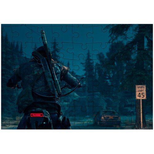 Пазл Картонный 38x26 см, размер А3, 300 деталей, модель Days Gone-15 пазл картонный 29x20 см размер а4 120 деталей модель days gone 15