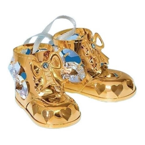 Сувенир с кристаллами Swarovski 3642/B Фигурка Пара пинеток 5,5*5*3,5см.