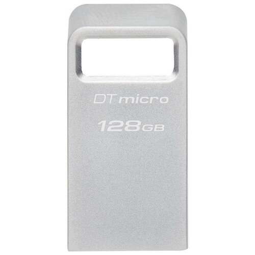 Флешка 128Gb Kingston Micro G2 USB 3.0 серебристый флешка usb kingston datatraveler micro 128гб usb3 0 серебристый [dtmc3g2 128gb]