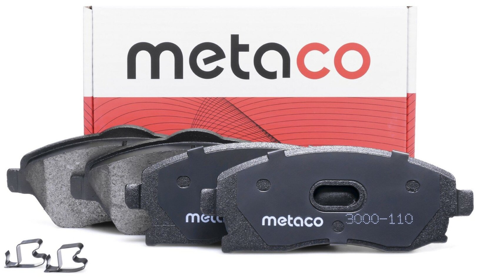 Колодки тормозные передние к-кт Metaco 3000110