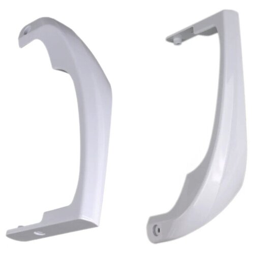 Ручки для холодильника Бирюса 129, 130, 131, 132, 133, 134, 135, 136 (верх. 00.30.0500.02 и низ 00.30.0500.01) цвет белый