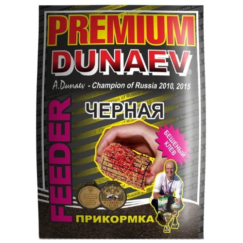 фото Прикормка "dunaev-premium" фидер черная