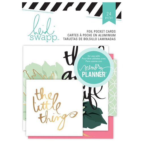 Набор карточек Hello Beautiful Embellishments от Heidi Swapp, в наборе 24 карточки набор рамок hello beautiful memory planner 7 шт heidi swapp