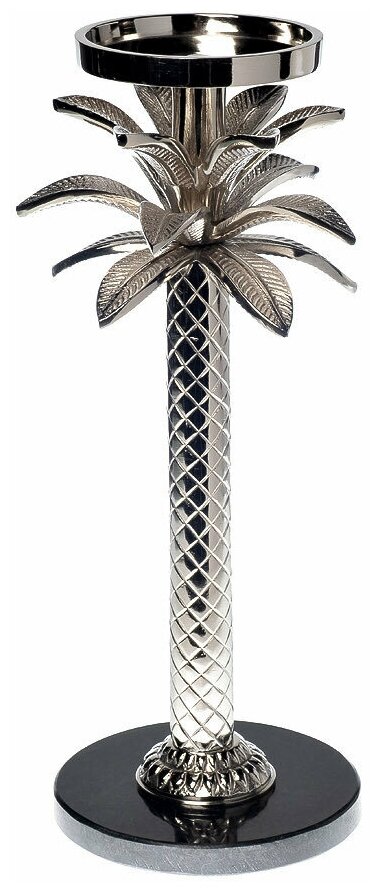 фото Подсвечник "Palm S" на подставке хром Garda Decor 95IM-5356S