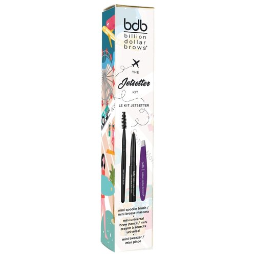 Billion Dollar Brows The Jet Setter Kit карандаш для бровей billion dollar brows nordic brow pencil 0 27 гр