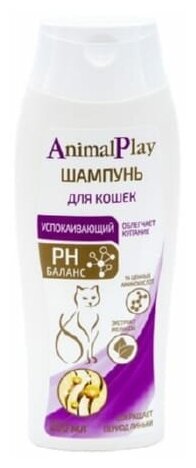 Шампунь Animal Play успокаивающий для кошек с экстрактом мелиссы, 250мл - фотография № 8