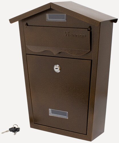 Изображение товара Ящик почтовый №11(0011) индивидуальный, металлический, коричневый