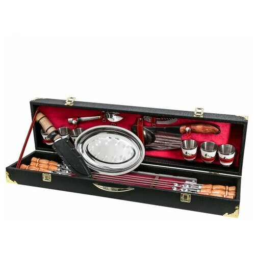 Шашлычный набор в подарочном кейсе (серия Элит)