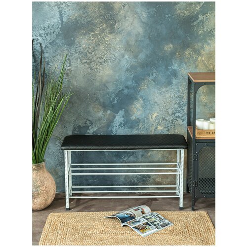 Обувница Лофт / Подставка для обуви/банкетка/ этажекрка для обуви/ пуф