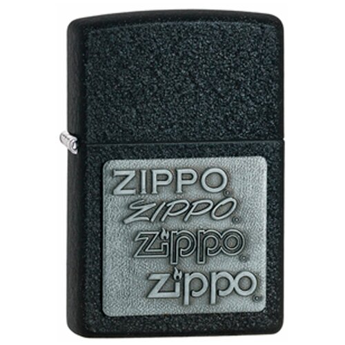 Зажигалка Zippo 363 бензиновая Black Crackle