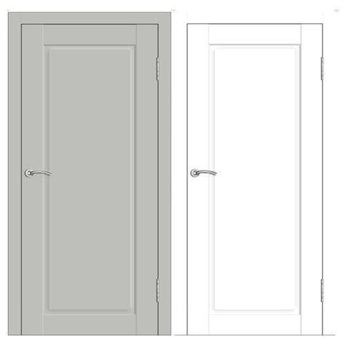 Межкомнатная дверь Лондон глухое полотно 800мм Белая