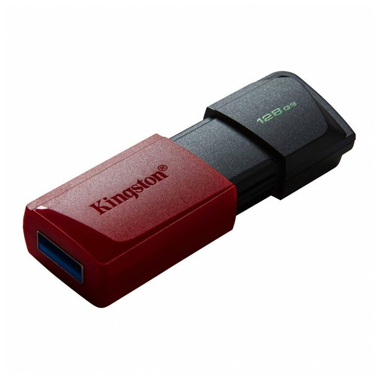 Накопитель USB 3.2 128Гб Kingston Exodia M (DTXM/128GB), черный/красный
