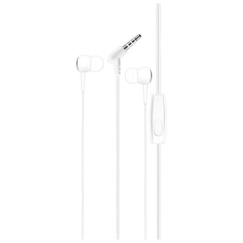Наушники внутриканальные Exployd EX-HP-963 Classic микрофон кнопка ответа кабель 12м цвет белый 53300₽