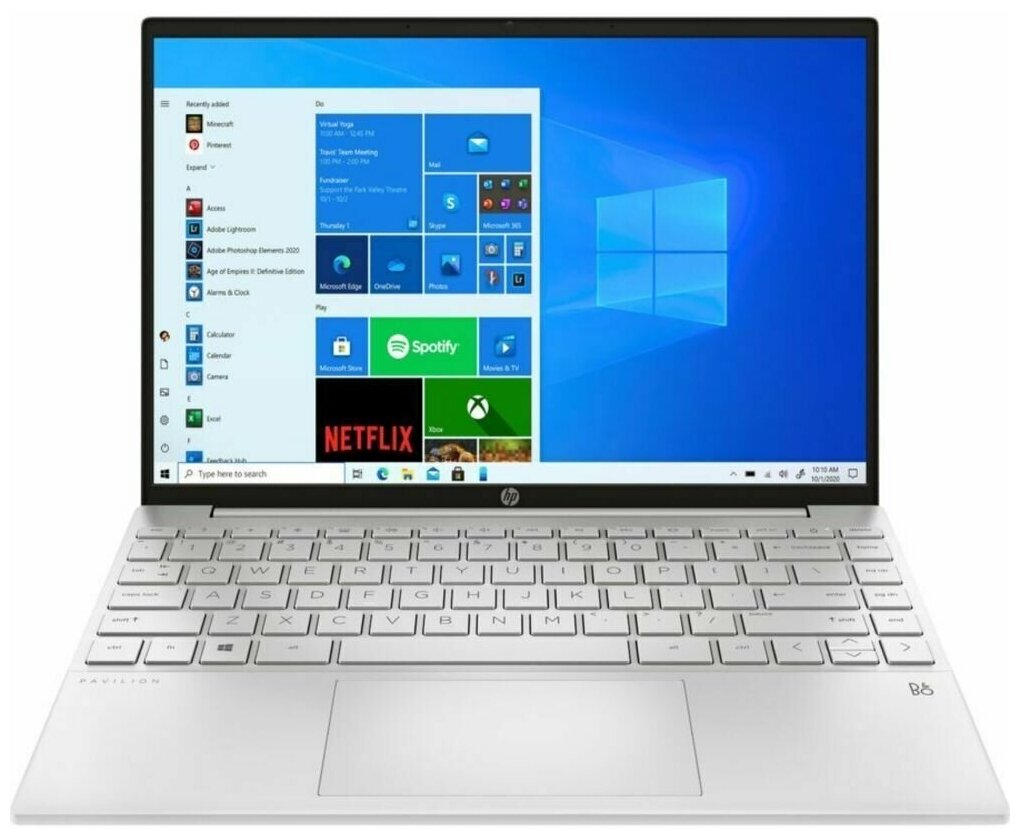 Ноутбук 133 IPS QHD HP Pavilion Aero 13-be0032ur silver AMD Ryzen 5 5600U16Gb1Tb SSDVGA intW10 4L5M9EA