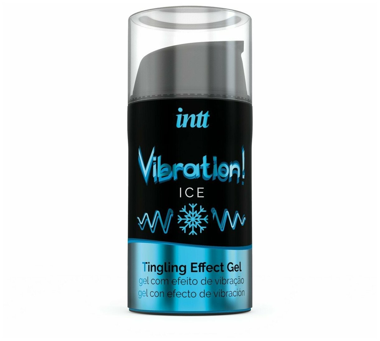 VIB0002 / Жидкий интимный гель с эффектом вибрации Ice, 15мл