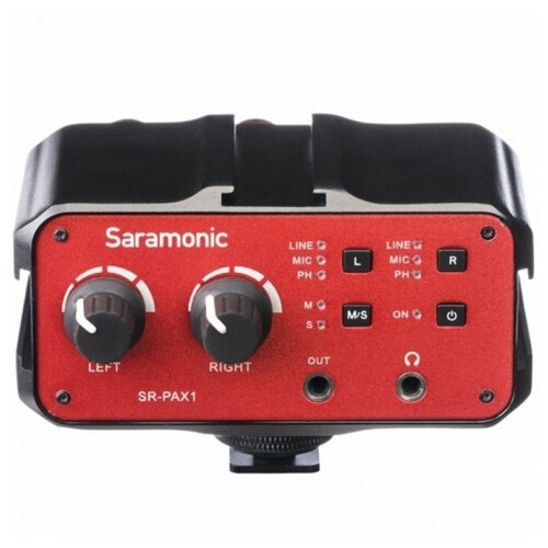 Адаптер активный Saramonic SR-PAX1 1 стерео 2 моно-входа 35 мм 2 моно-входа XLR 934000₽