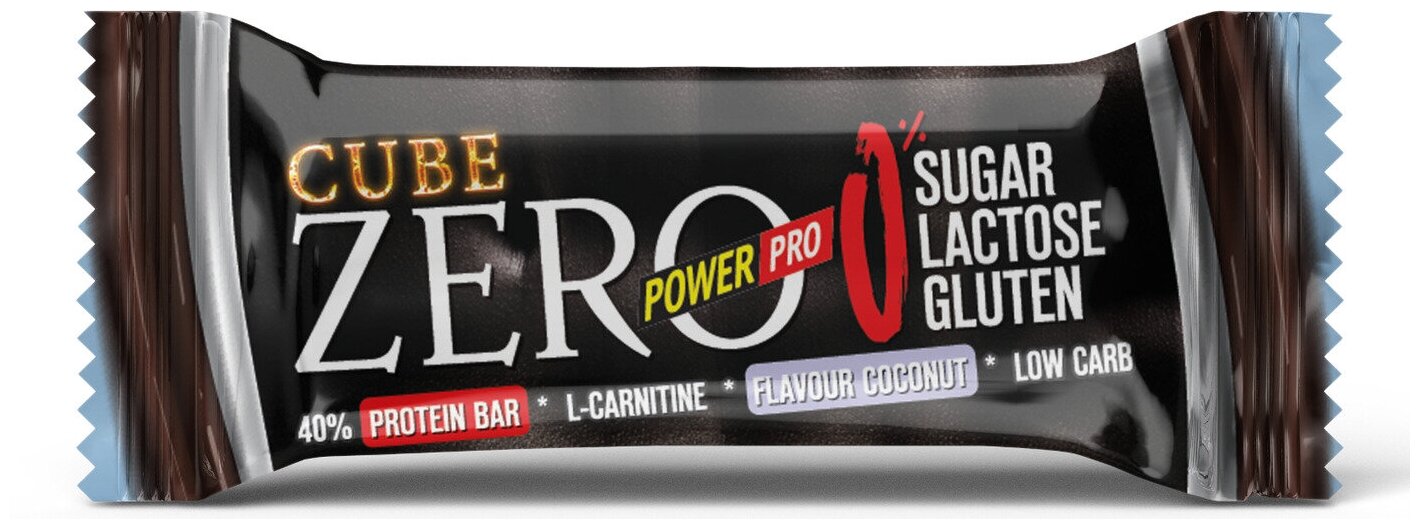 PowerPro протеиновый батончик ZERO со вкусом кокос 50 гр.