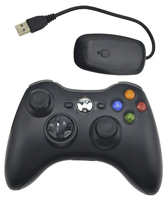 Геймпад/джойстик/контроллер беспроводной для Xbox360 и PC + ресивер/ПК приемник