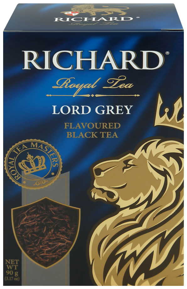 Чай Richard "Lord Grey", листовой черный с добавками, 90 гр - фотография № 18