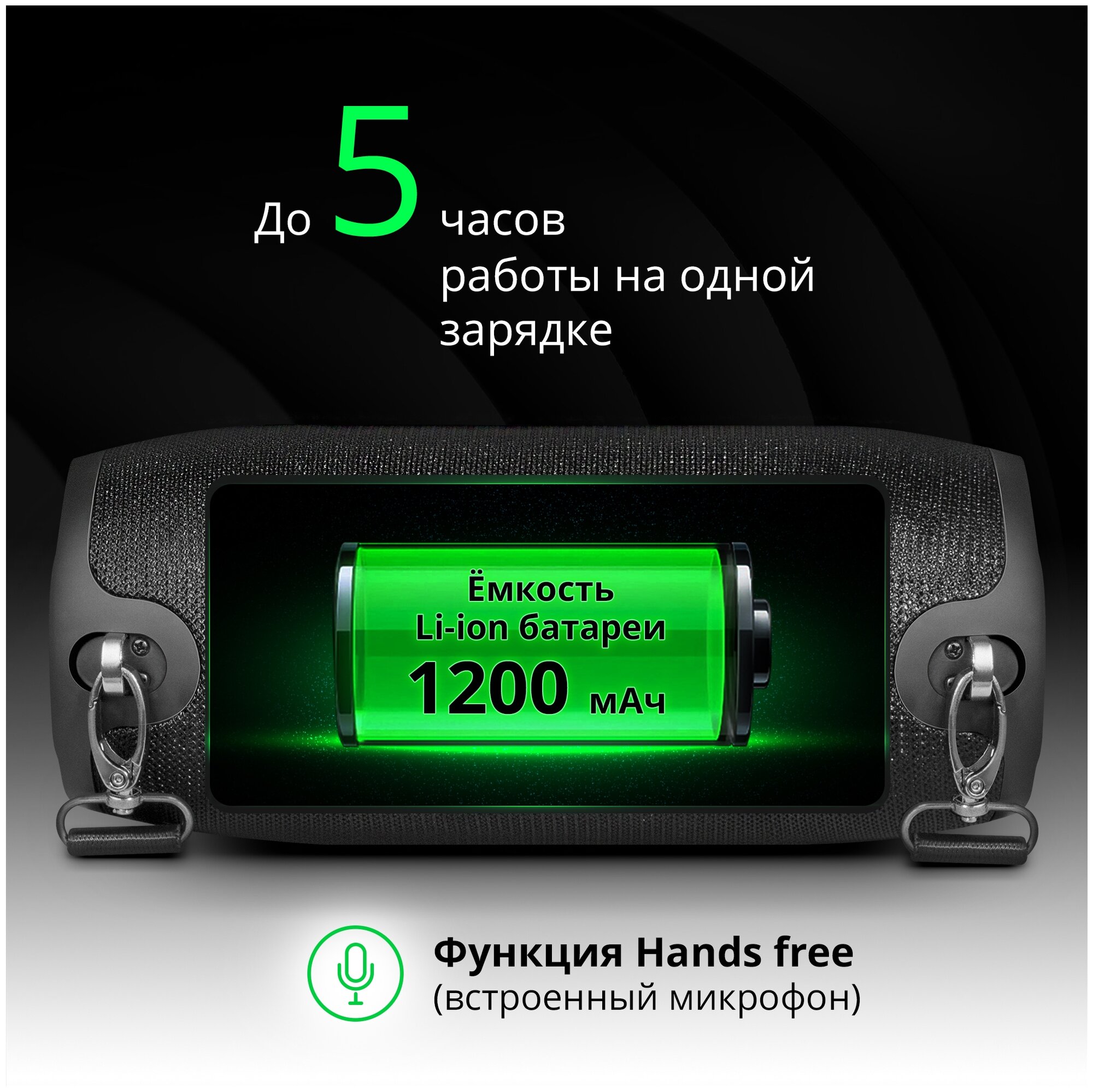 Портативная колонка DEFENDER Enjoy S900, 10Вт, синий [65905] - фото №7