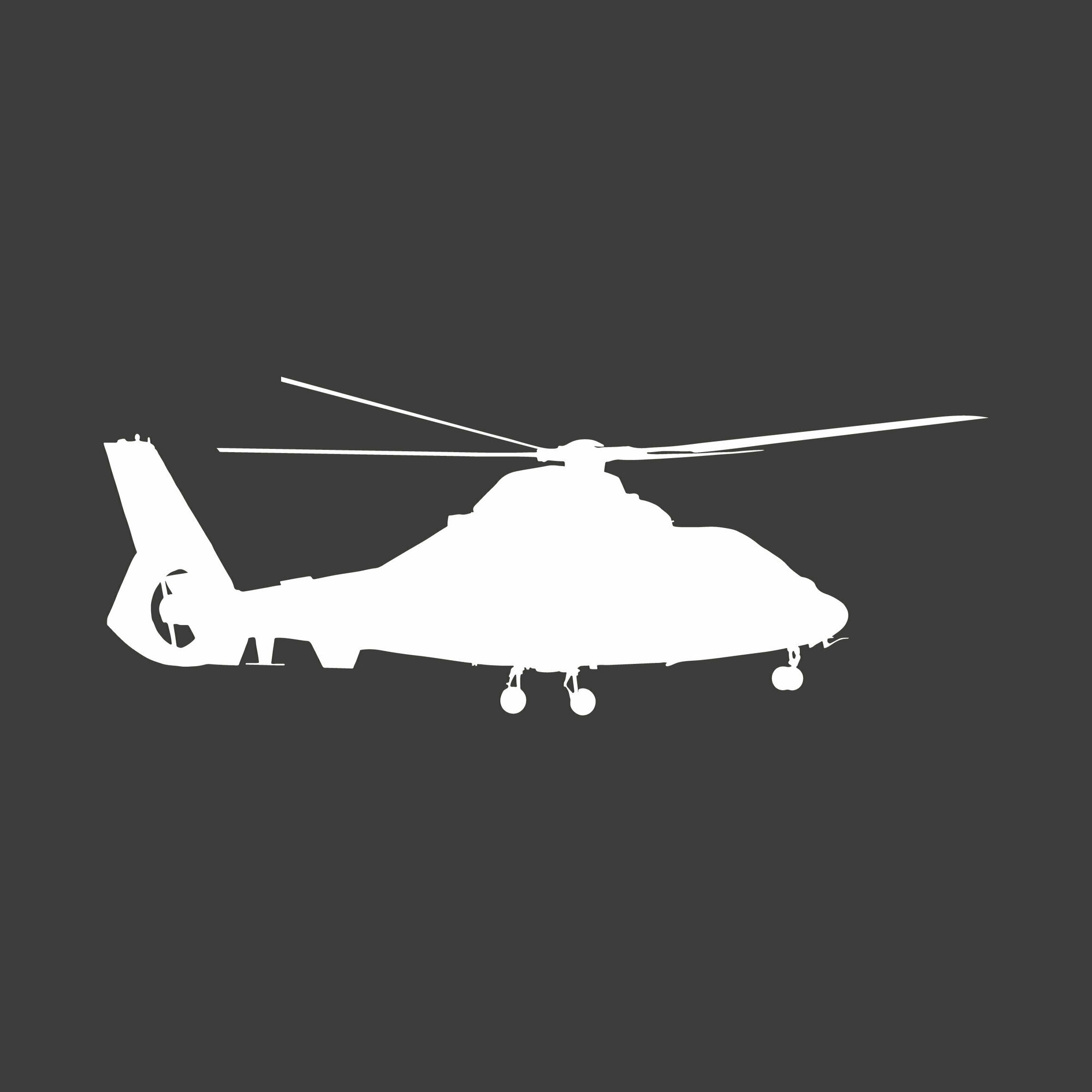 Наклейка "Helicopter" 19х8 см