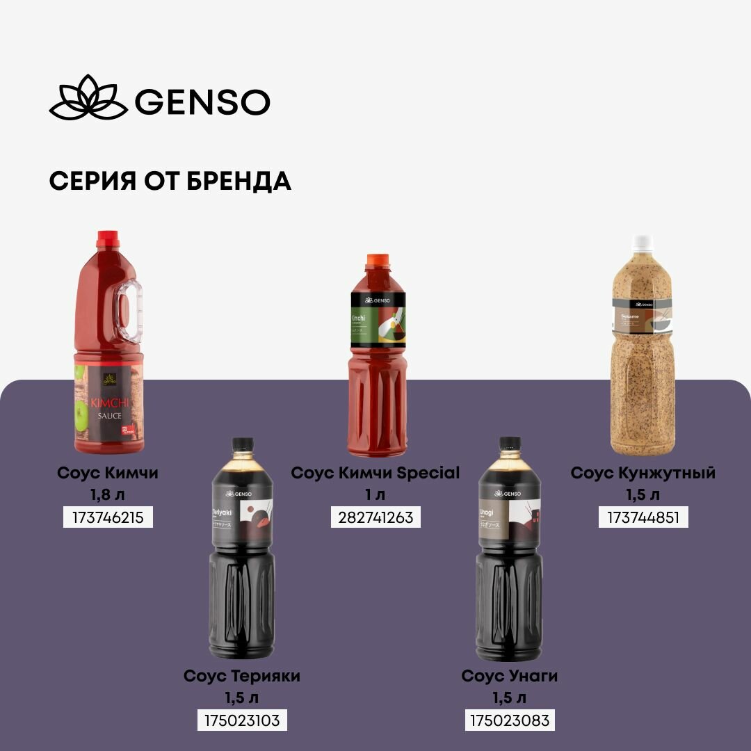 Соус Терияки Genso,1,5л