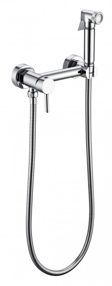 Смеситель Grocenberg "GB103N", латунь, с гигиеническим душем, хром