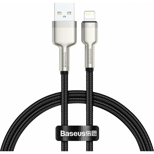 Baseus Кабель Baseus Cafule 0.25m Black (CALJK-01) кабель baseus usb to ip 2 4a 0 25m black caljk 01