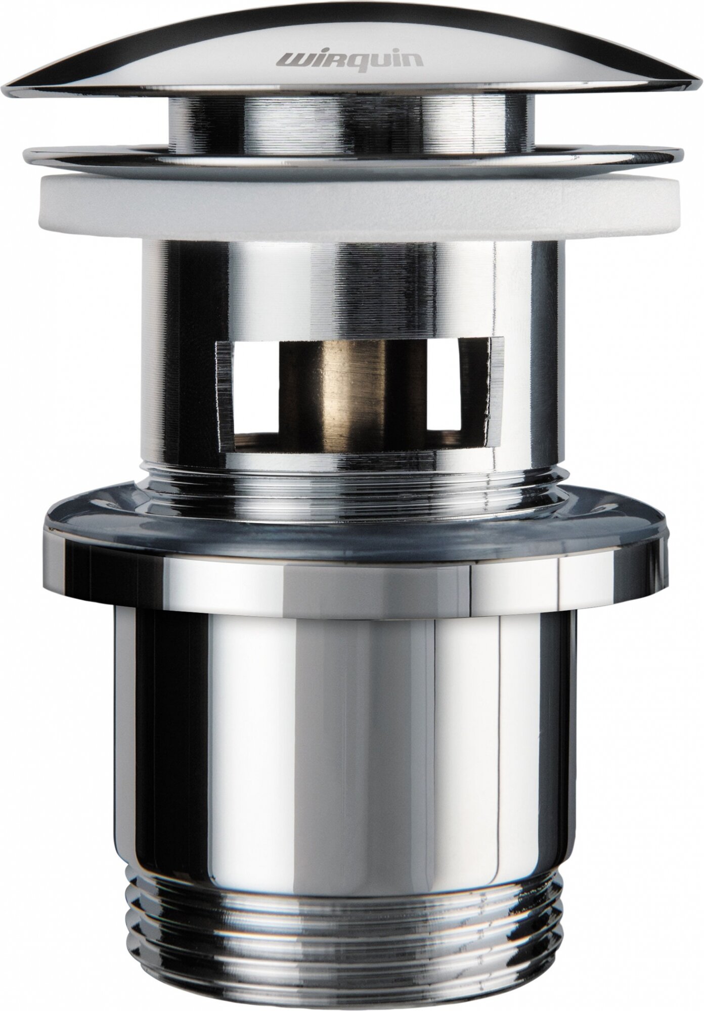 фото Донный клапан для раковины Wirquin Клик-клак 30723123 хром